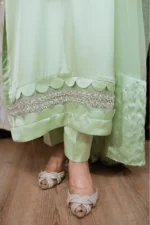 SATIN STRAIGHT SET - LIGHT GREEN - Image 11