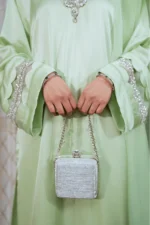 SATIN STRAIGHT SET - LIGHT GREEN - Image 9