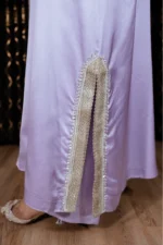 SATIN FLAPPER SET - LILAC - Image 6