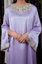 SATIN FLAPPER SET - LILAC - Image 8