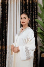 SATIN STRAIGHT SET - OFF WHITE - Image 5