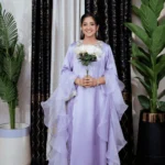 SATIN FLAPPER SET - LILAC