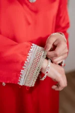 SATIN FLAPPER SET - FRESH RED - Image 3