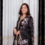 SATIN FARSHI SET - BLACK