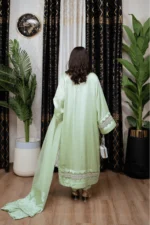 SATIN STRAIGHT SET - LIGHT GREEN - Image 7