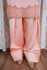 SATIN FARSHI SET - PEACH - Image 5