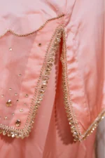 SATIN FARSHI SET - PEACH - Image 3
