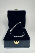 RHODIUM SILVER BANGLE - Image 2