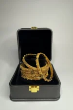 GOLD LUXE TRICOLOR BANGLE - Image 2