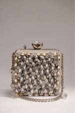 SITARA CLUTCH - SILVER