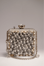 SITARA CLUTCH - SILVER - Image 3