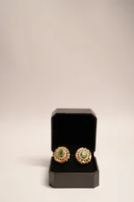 NOOR EARRING SET - SAGE GREEN