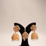 NOOR BINDI AND EARRING SET - BLUSH PINK