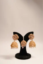 NOOR BINDI AND EARRING SET - BLUSH PINK