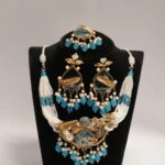 NOOR HAAR SET - BLUE APATITE PEARL