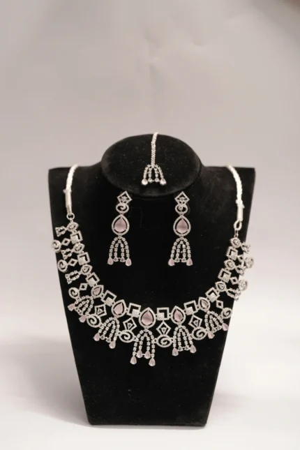 NOOR HAAR SET - MORGANITE ROSE