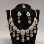 NOOR HAAR SET - BLUE SAPPHIRE SILVER