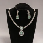 NOOR HAAR SET - AQUAMARINE SILVER