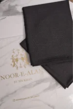 MEN'S UNSTITCHED SUIT - CHARCOAL GRAY SELF TEXTURE